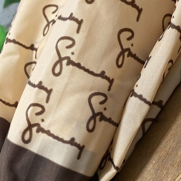 Givenchy Nylon Rain Umbrella Parasol Signature Brand Branding Paris New York VTG - Picture 8 of 14